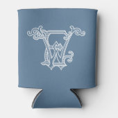 EDITABLE FARBEN WIR Monogram EW Monogram Cosy Dosenkühler (Vorderseite)