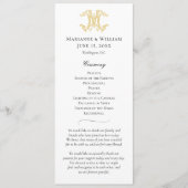 EDITABLE FARBEN WM Monogram MW Monogram Program Programm (Vorderseite)