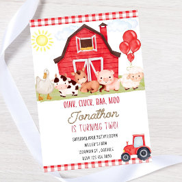 Editable Farm Birthday invitation-instant download Einladung