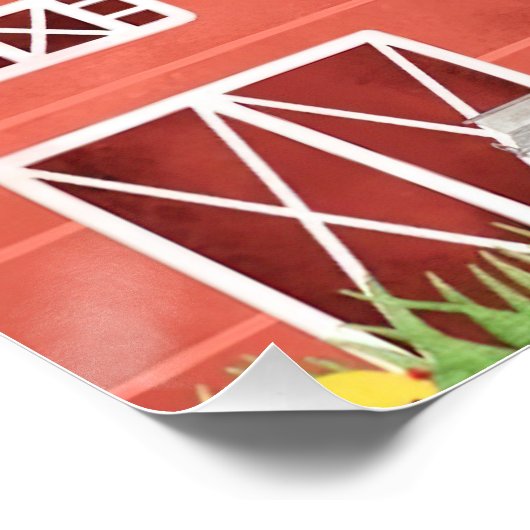 Editable Farm Birthday Milestone Poster Template (Ecke)