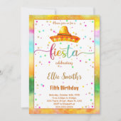 Editable Fiesta Birthday Einladung (Vorderseite)