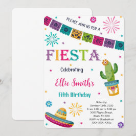 Editable Fiesta Einladung