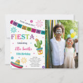 Editable Fiesta Foto Einladung (Vorderseite)