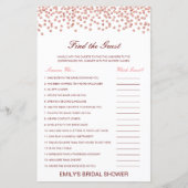 Editable Find the Guest Brautparty Game (Vorderseite)