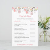 Editable Find the Guest Brautparty Game (Stehend Vorderseite)