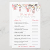 Editable Find the Guest Brautparty Game (Vorne/Hinten)