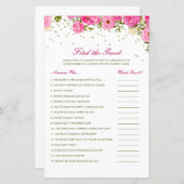 Editable Find the Guest Brautparty Game (Vorne/Hinten)