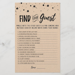 Editable Finden Sie das Gast Brautparty Party Spie