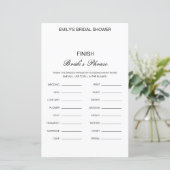 Editable finish Bride and Groom's Phrase Bridal (Stehend Vorderseite)