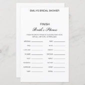 Editable finish Bride and Groom's Phrase Bridal (Vorne/Hinten)
