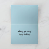 Editable Fishing Fisherman's Geburtstag Karte (Innenseite)