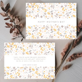 Editable Floral Confetti | Muttertagskarte