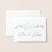 EDITABLE Foil Vielen Dank Folienkarte (Vorderseite mit Umschlag)