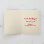 Editable Folk Art Butterfly Geburtstag Karte (Innenseite)