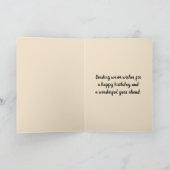 Editable Folk Art Butterfly Karte (Innenseite)