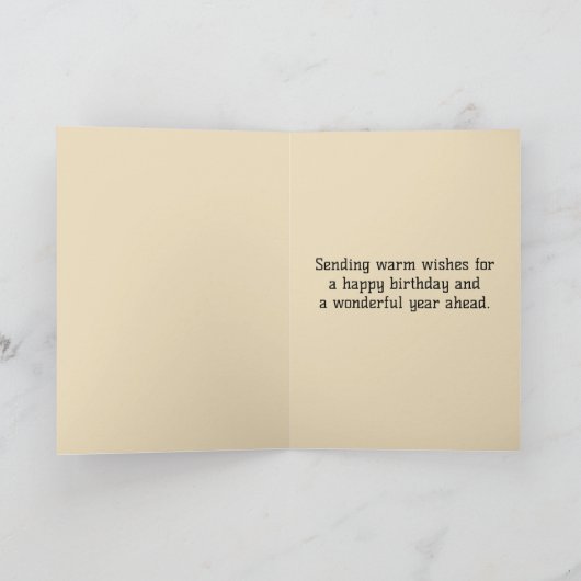 Editable Folk Art Eichhörnchen Karte (Innenseite)