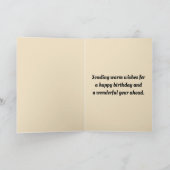 Editable Folk Art Hummingbird Karte (Innenseite)