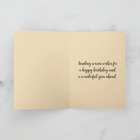 Editable Folk Art Lion Karte (Innenseite)