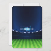 Editable Football Birthday Einladung (Rückseite)