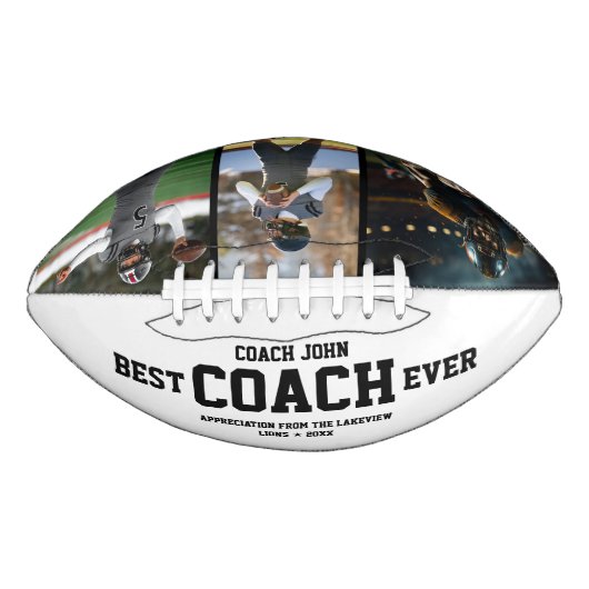 Editable Football Coach Appreciation Photo Design (Vorderseite)