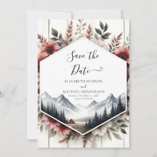 Editable Foto Barnyard Wedding Save The Date