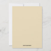 Editable Foto Butterfly Music Feier des Lebens Einladung (Rückseite)