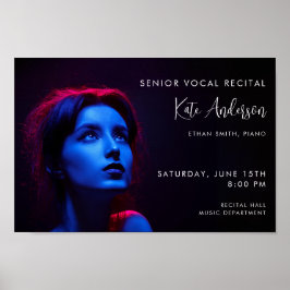 Editable Foto Music Concert Template Poster