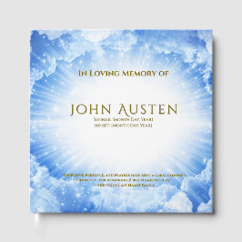 Editable Funeral Guest Book Gästebuch