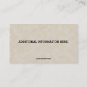 Editable Funny Retirement  Visitenkarte (Rückseite)