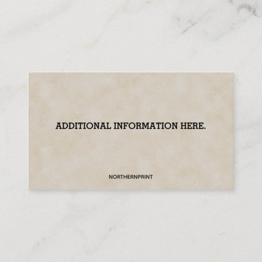 Editable Funny Retirement  Visitenkarte (Rückseite)