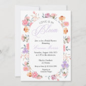 EDITABLE, Garden Brautparty, Bridal Einladung (Vorderseite)