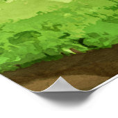 Editable Garening Peter the Rabbit Poster (Ecke)