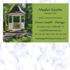 Editable Gazebo Visitenkarte