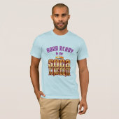Editable Geboren Ready in Soca Kingdom T-Shirt (Vorne ganz)