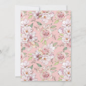 Editable Glam Bride Brautparty Einladung (Rückseite)