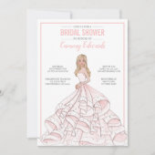 Editable Glam Bride Brautparty Einladung (Vorderseite)