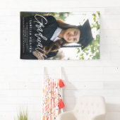 Editable Graduation Sign, Add Your Photo Banner (Insitu)