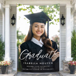 Editable Graduation Sign, Add Your Photo Banner
