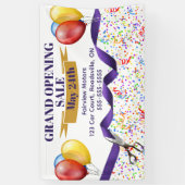Editable Grand Opening Sale Banner (Vertikal)