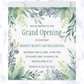 Editable Green Grand Opening Einladung