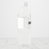 Editable Green Tractor Wasserflaschenetikett (Rückseite)