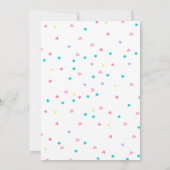 Editable Gymnastik Geburtstagsparty Girls Einladung (Rückseite)