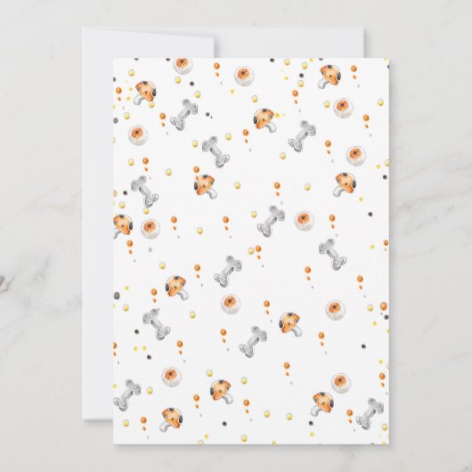 Editable Halloween Birthday Einladung (Rückseite)