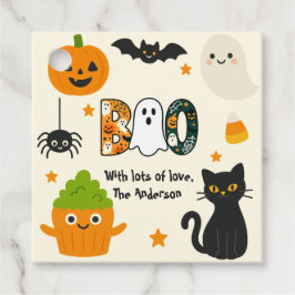 Editable Halloween - Little Monster Bash - Geschenkanhänger