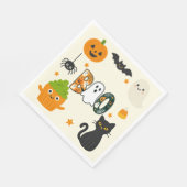 Editable Halloween - Little Monster Bash - Serviette (Ecke)
