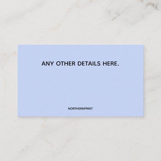 Editable Handyman Visitenkarte (Rückseite)