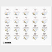 Editable Happy Beehive Rustic Honey Runder Aufkleber (Blatt)