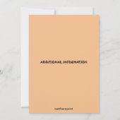 Editable Hawaiian Luau Birthday Einladung (Rückseite)