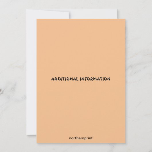 Editable Hawaiian Luau Birthday Einladung (Rückseite)