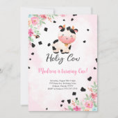 Editable Heilige Kuh zum Geburtstag Einladung (Vorderseite)